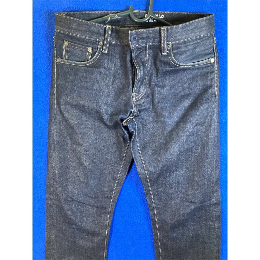 Uniqlo Women's Selvedge Slim Straight Jeans Japanese Kaihara Denim Size 4 - Picture 2 of 16